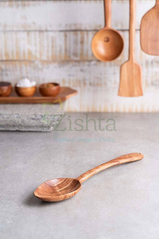 Neem Wood Ladle-Dal – Tadka Ladle