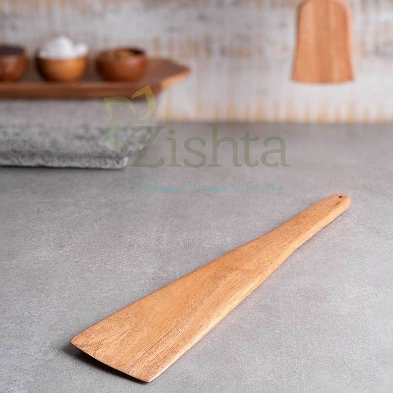 Neem Wood Ladle-Dosa – Tadka Ladle