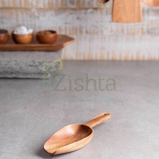 Neem Wood Ladle-Flour – Tadka Ladle