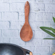 Neem Wood Ladle-Rice Ladle (Round) – Serving Ladle