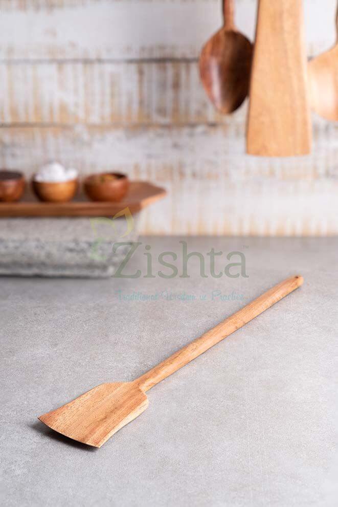 Neem Wood Ladle-Roti – Tadka Ladle