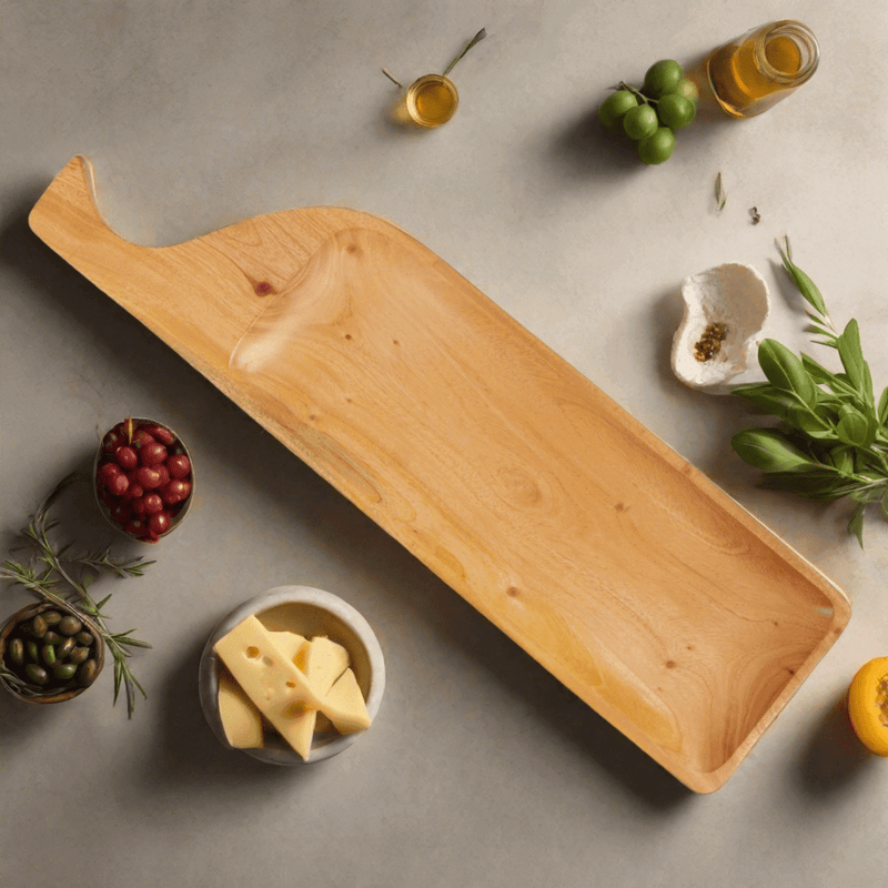 Neem Wood Platter – Utensil