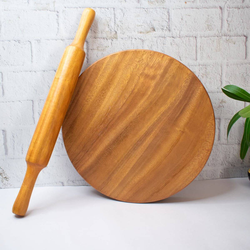 Neem Wood Roti Chakla Belan – Kitchen Utensil
