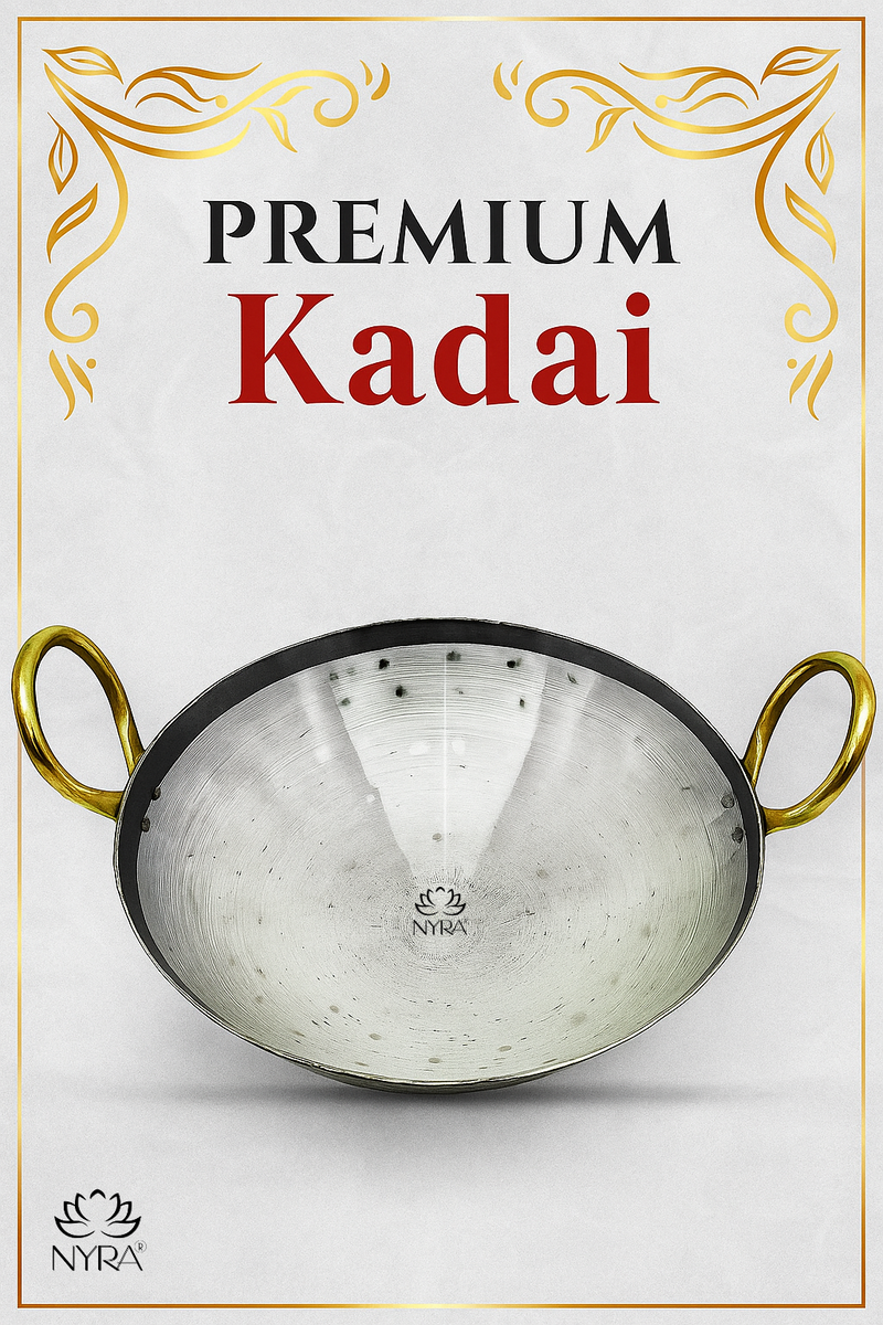 Iron/Loha Hammered Wok/Kadhai for Cooking – Cooking Kadai