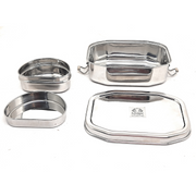 Stainless Steel Tiffin Box Set for School/Office – Kitchen Utensil