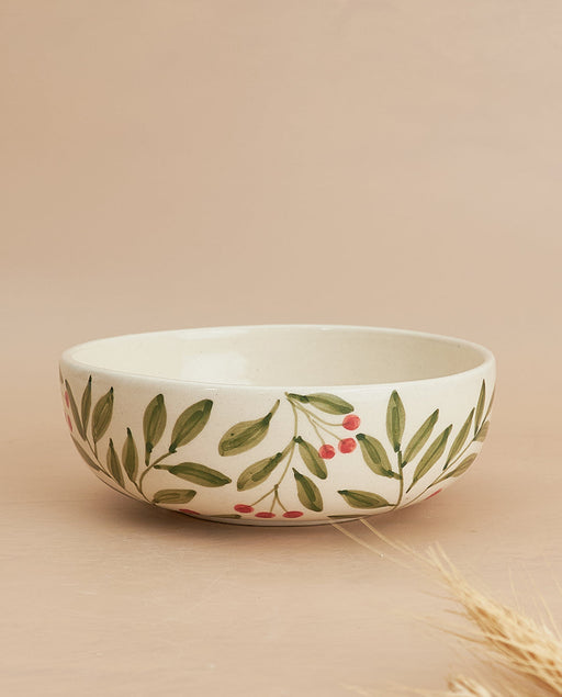 Nurture India Olive Leaf Bowl Lotus Tealight Gift Box
