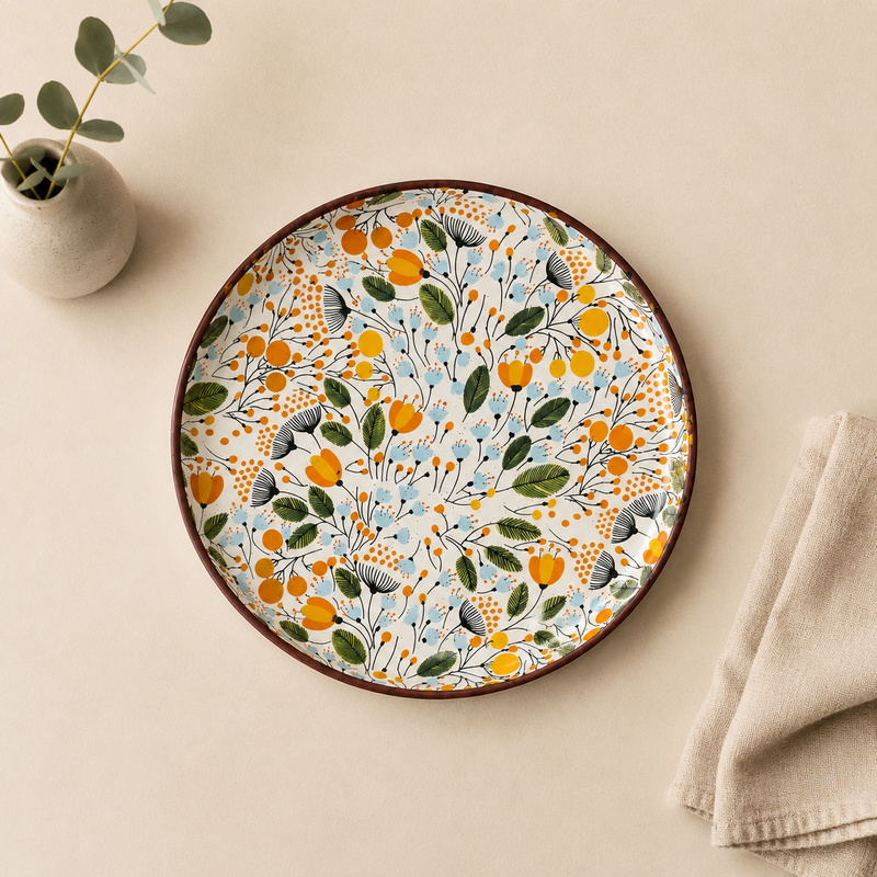 ceramic-kitchen-orange-meadow-flat-plate-8-inch