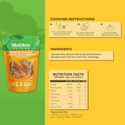 Natible Sprouted Protein and Sprouted Millet Chilla Mix Variety Pack- Achari Flavor – Savory Indian Pancake Mix (7.05 oz)