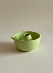 Nurture India Pastel Green Matcha Bowl Whisk Holder