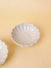 Nurture India Pearl White Small Bowls 2-Piece Set