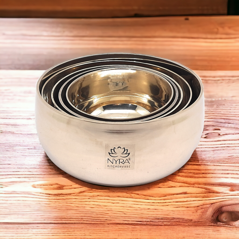 Pure Bronze Kansa Bowls – Serving Bowl