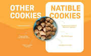 Natible Natible Probiotic Orange Mini Cookies Variety Pack – Wholesome Snack Cookies (5.29 oz)