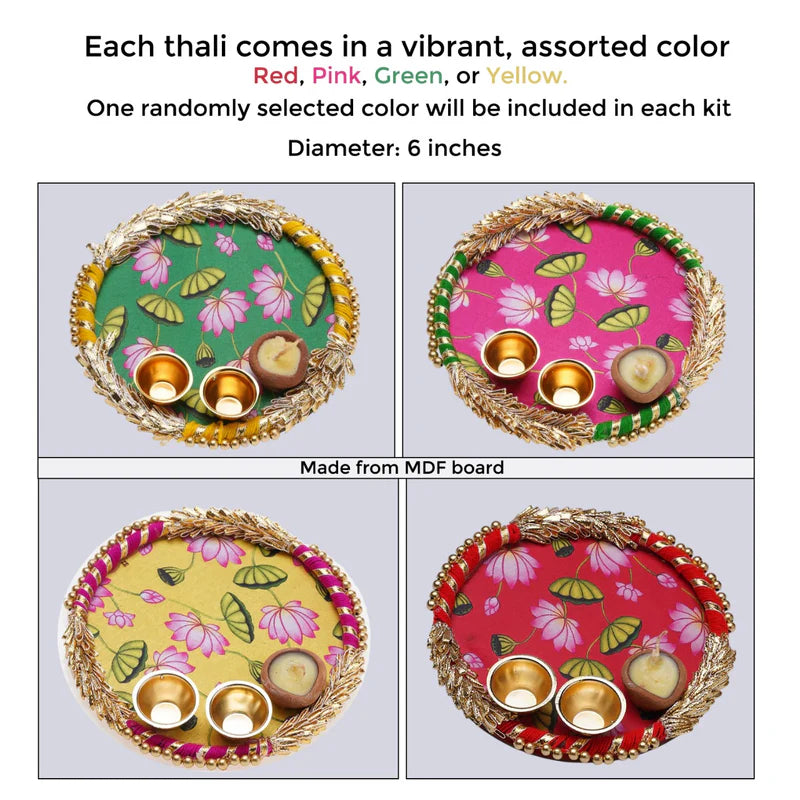 Bhai Dooj / Rakhi Thali For Brother | Raksha Bandhan Kit | Gift Box