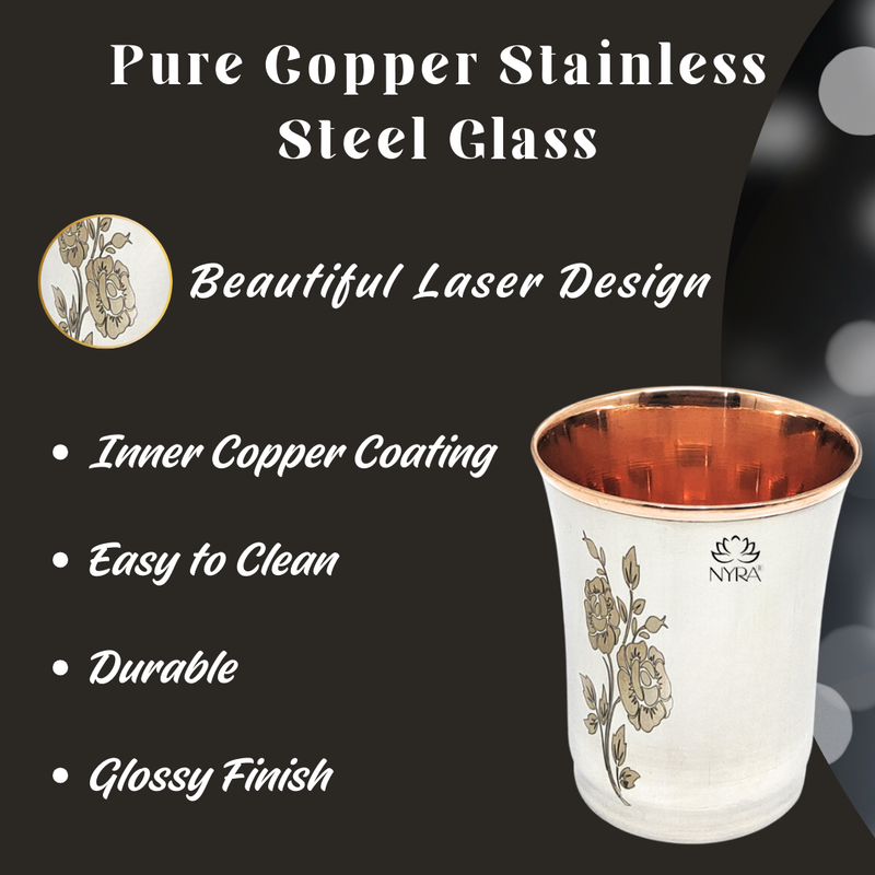 Premium Stainless Steel Tumbler - Inner Copper Coating  – Drinking Tumbler