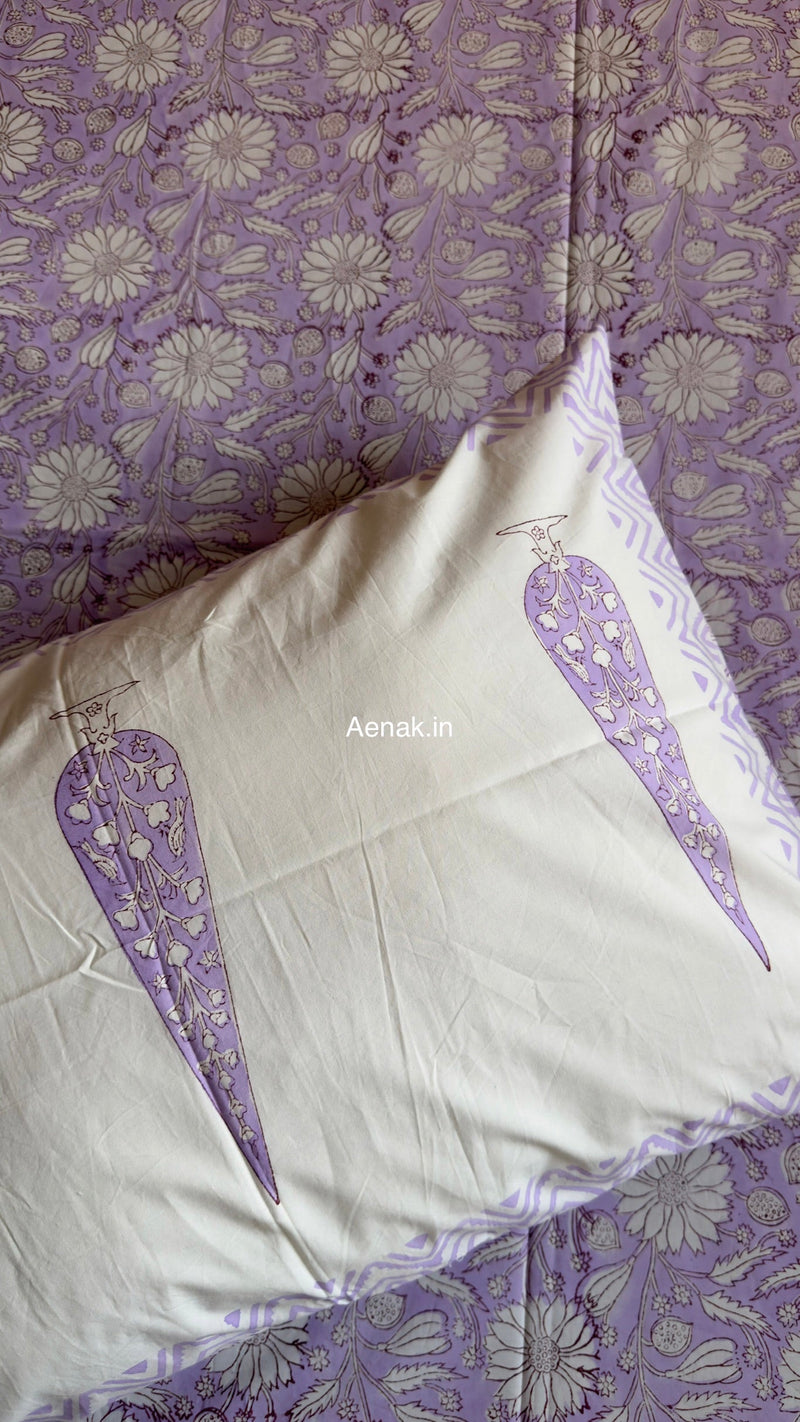 aenak-purple-floral-garden-handblock-premium-cotton-bedsheet-set