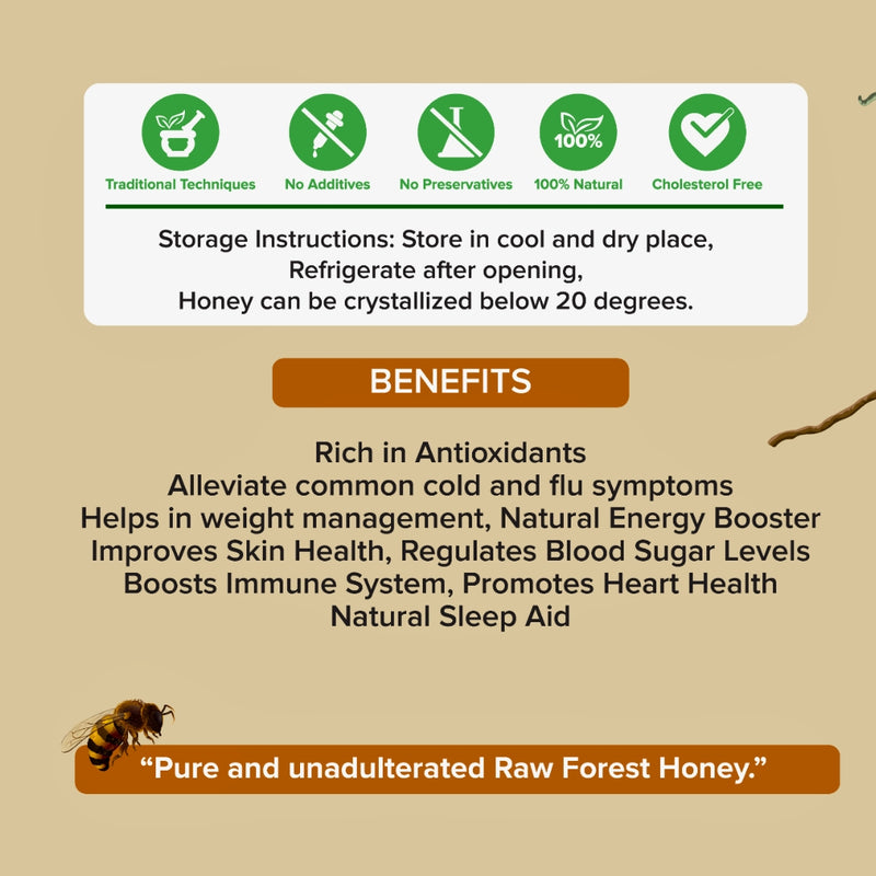 Raw forest Honey