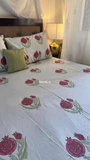 aenak-pink-anaar-baag-handblock-premium-cotton-bedsheet-set