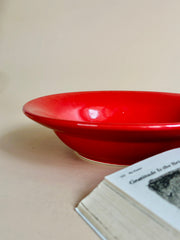 Nurture India Have It All Pasta Bowl Bright Red
