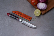 Reha Kitchen Fruit Knife with Lac-turned Wooden Handle – Kitchen Knife