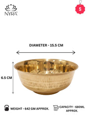 Handcrafted Brass Bowl/Katora – Serving Bowl