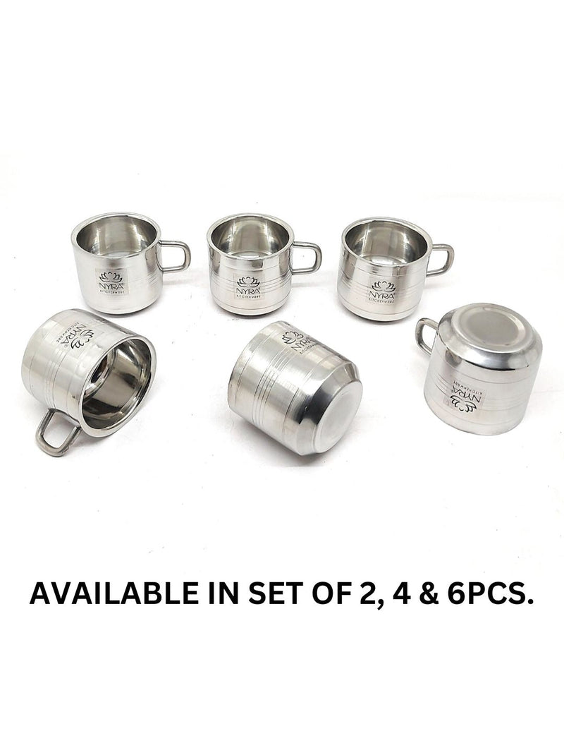 Stainless Steel Double-wall Mini/Piyali Tea Cup Set – Kitchen Utensil