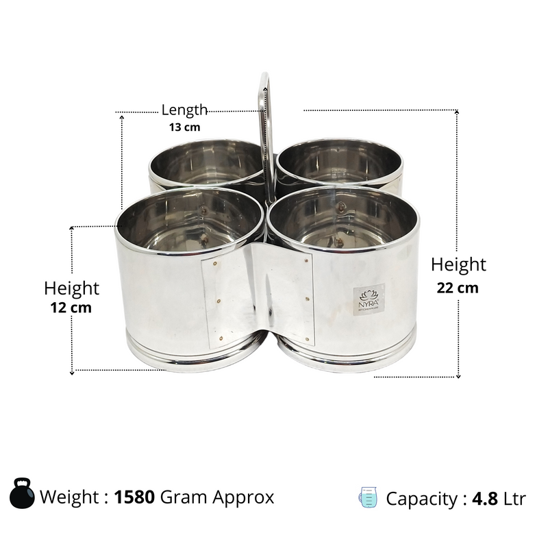 Stainless Steel Chougadha – Kitchen Utensil