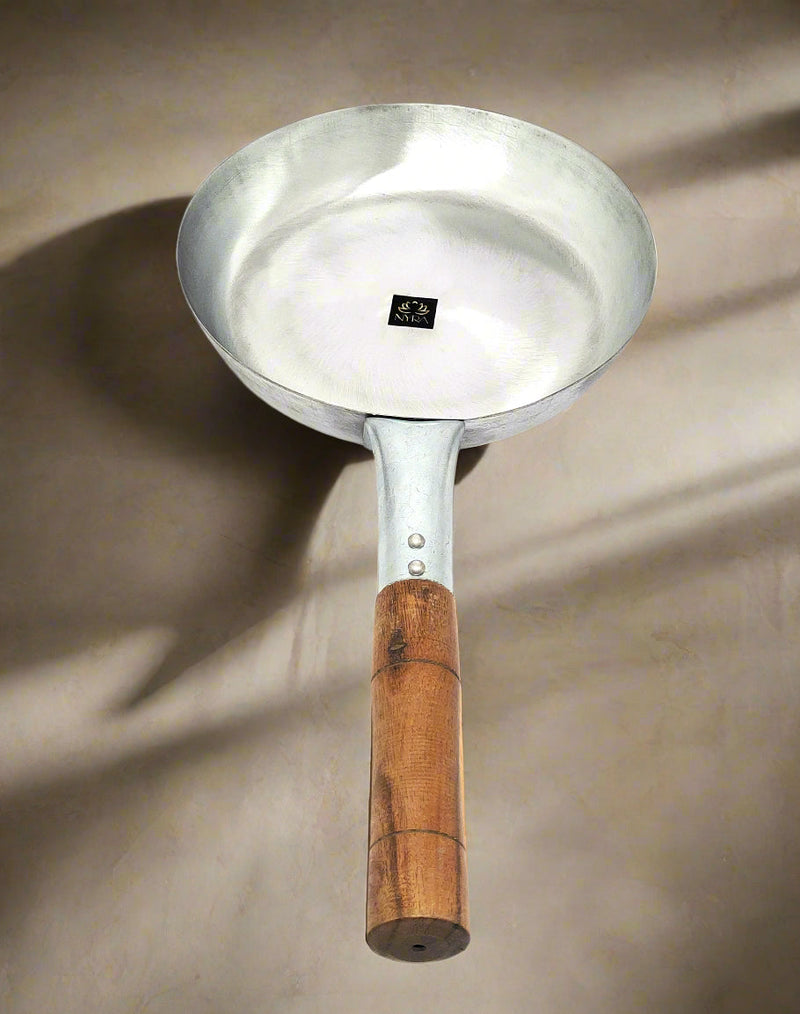 Iron Chinese Fry Pan with Wooden Handle – Frying Pan