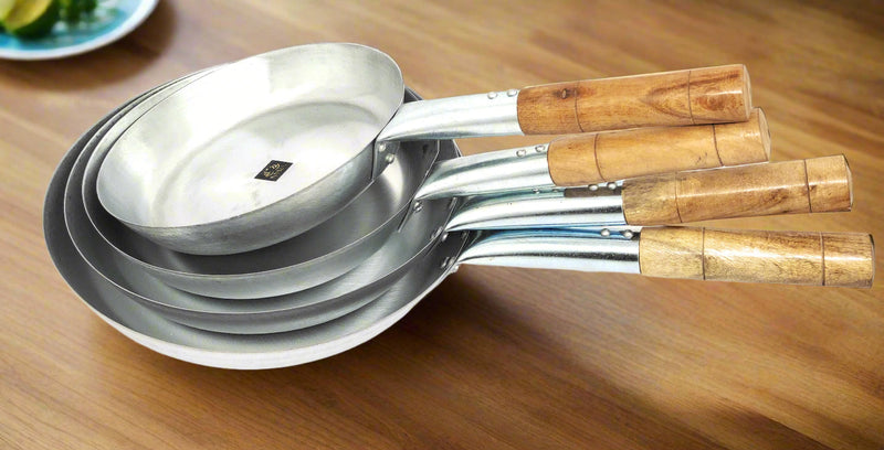 Iron Chinese Fry Pan with Wooden Handle – Frying Pan