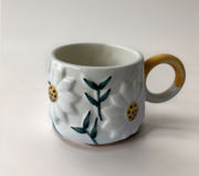 Marguerite Ceramic Coffee Mug Set