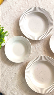 The Elengate Junior Senior Pasta Plates Set Of 4