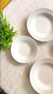 The Elengate Junior Senior Pasta Plates Set Of 4