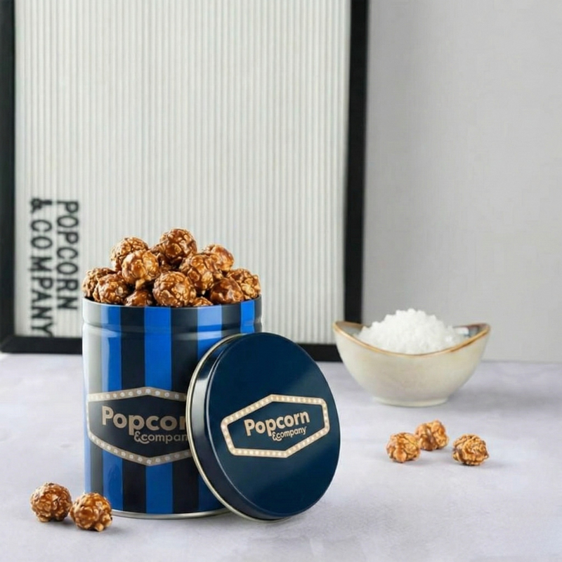 Sea Salt Caramel Crispy Popcorn