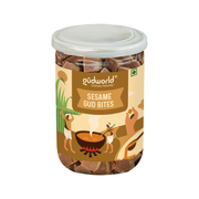 Gudworld Sesame Jaggery Bites – Traditional Nutty Sweet Candy (10.58 oz)