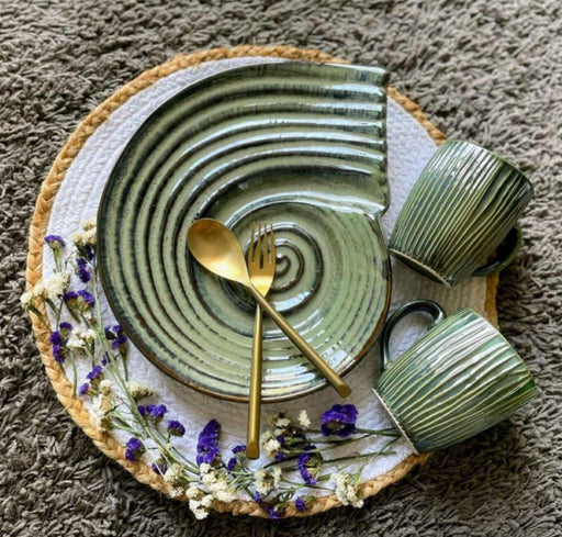 The Shell Ceramic Serving Platter Ceramic Tableware Collection