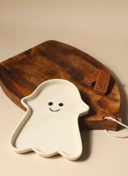 Nurture India Spooky Ghost Ceramic Dessert Plate