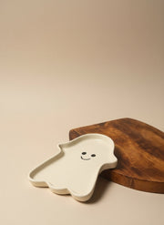 Nurture India Spooky Ghost Ceramic Dessert Plate