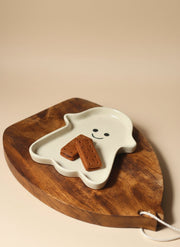 Nurture India Spooky Ghost Ceramic Dessert Plate