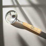 Stainless Steel Ladle with Wooden Handle – Serving Ladle