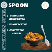 Stainless Steel Round Cutlery Holder/Spoon Holder - Glossy Finish Brush/Pen Holder – Cooking Spoon