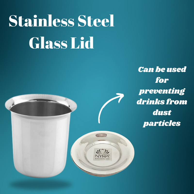Stainless Steel Cover Plate for Glass – Drinking Tumbler