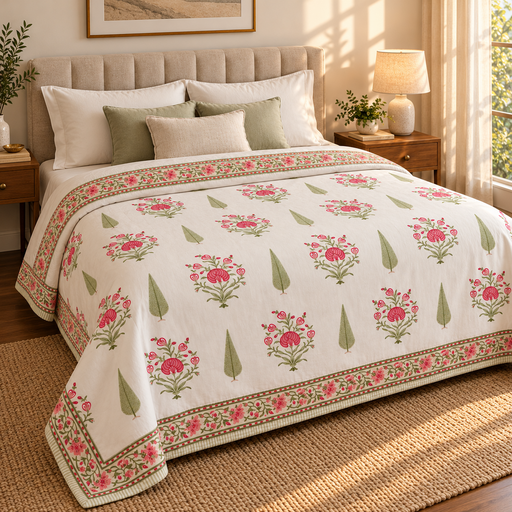 aenak-purple-rose-handblock-printed-mulmul-cotton-reversible-dohar-copy