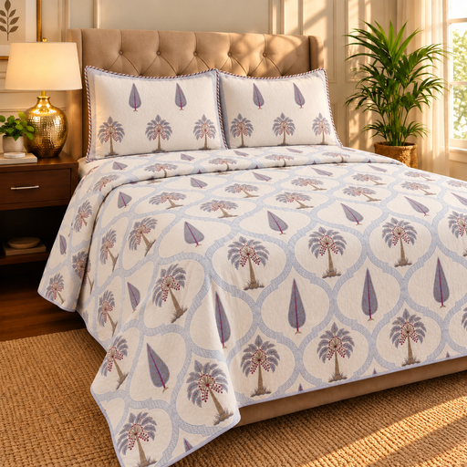 aenak-blue-palm-jaal-handblock-mulmul-cotton-reversible-dohar-1