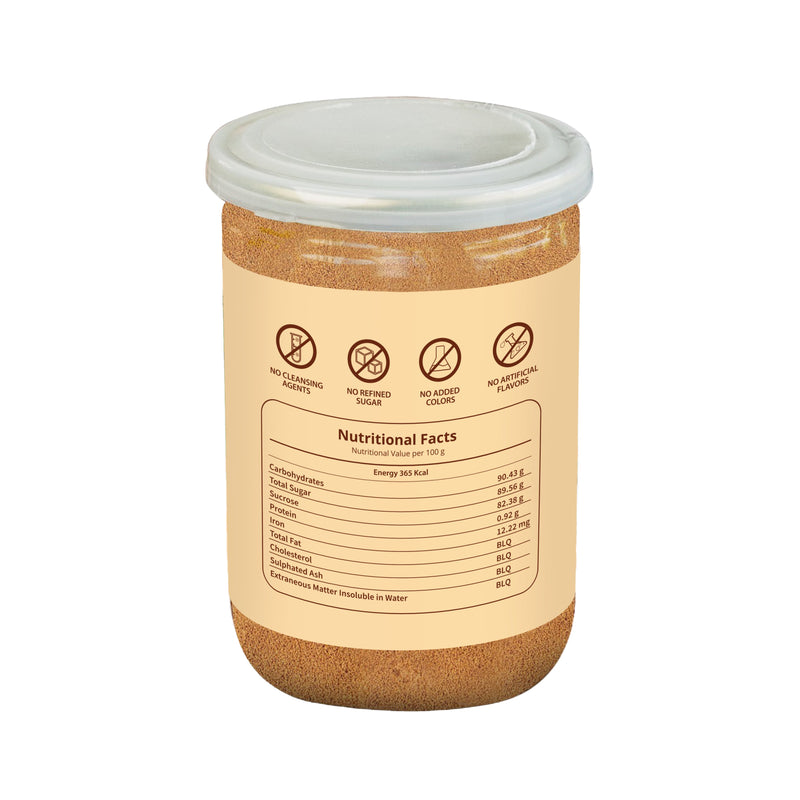 Gudworld Superfine Jaggery Powder – Unrefined Cane Sugar Alternative (10.58 oz)