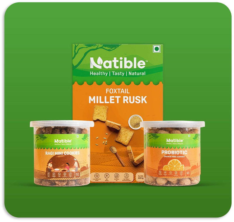 Natible Tea Three Variety Pack – Traditional Millet Based Food