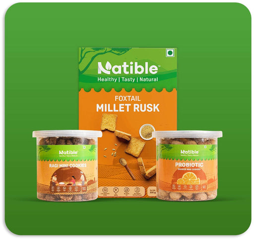 Natible Tea Three Variety Pack – Traditional Millet Based Food