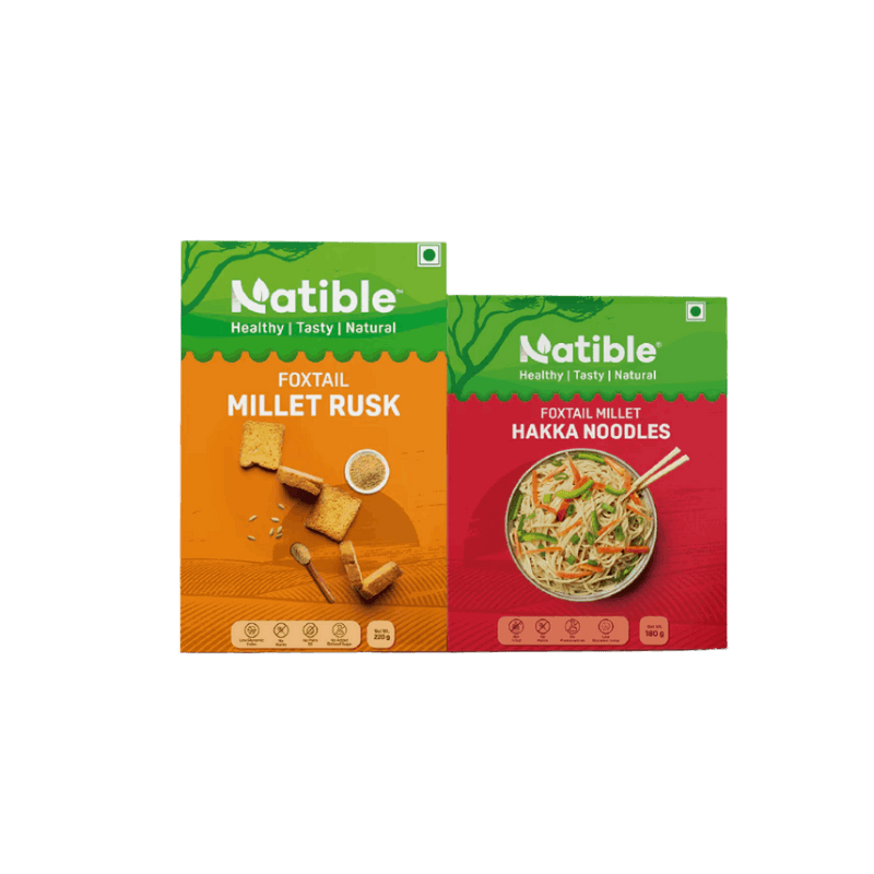Natible The Foxtail Millet Duo – Traditional Millet Based Food