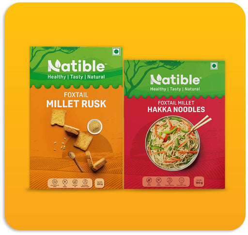 Natible The Foxtail Millet Duo – Traditional Millet Based Food