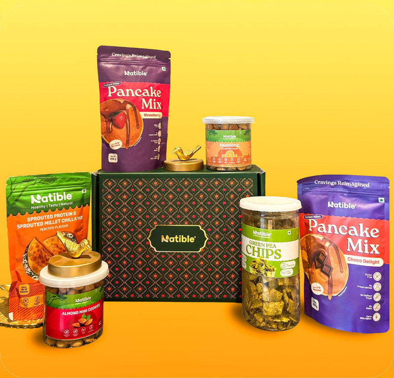 Natible The Healthy Affair Hamper | Wholesome Gifting Box by Natible – Traditional Millet Based Food