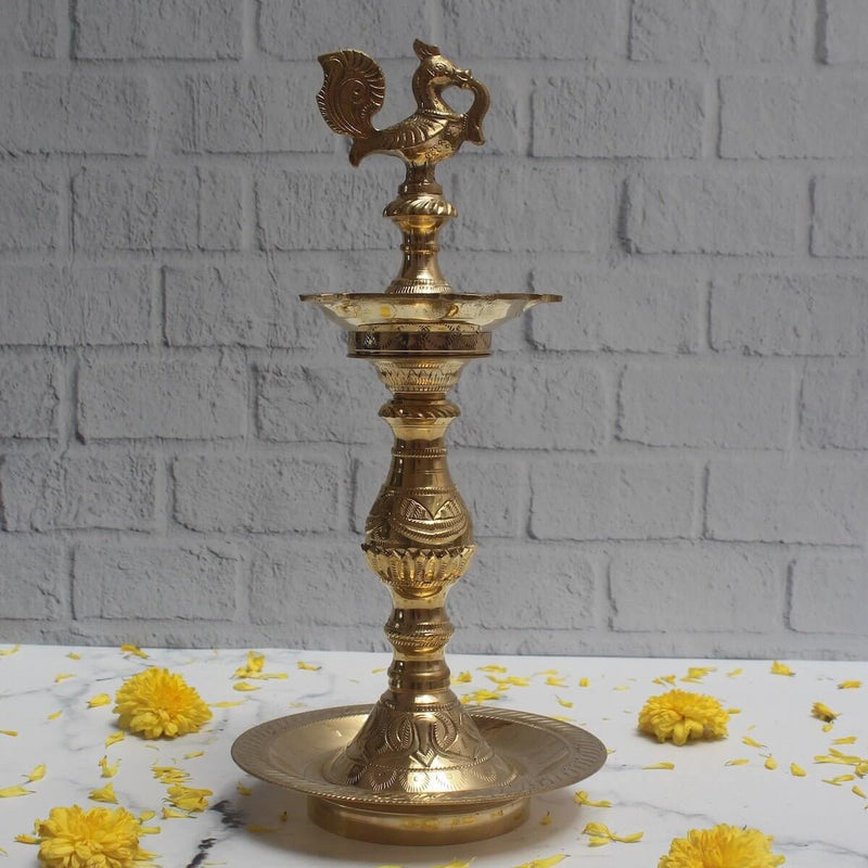 Traditional Brass Annam Kattai Vilakku – Kitchen Utensil