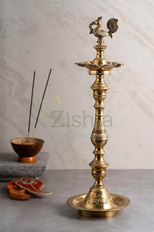 Traditional Brass Annam Kuthu Vilakku (Diya-Lamps) – Oil Lamp